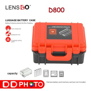 กล่องใส่การ์ด LENSGO D800 MINI BATTERY 2SD CASE