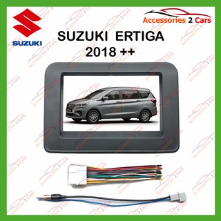 หน้ากากเครื่องเล่น  SUZUKI ERTIGA  2DIN ปี2018 รหัส NV-SU-005