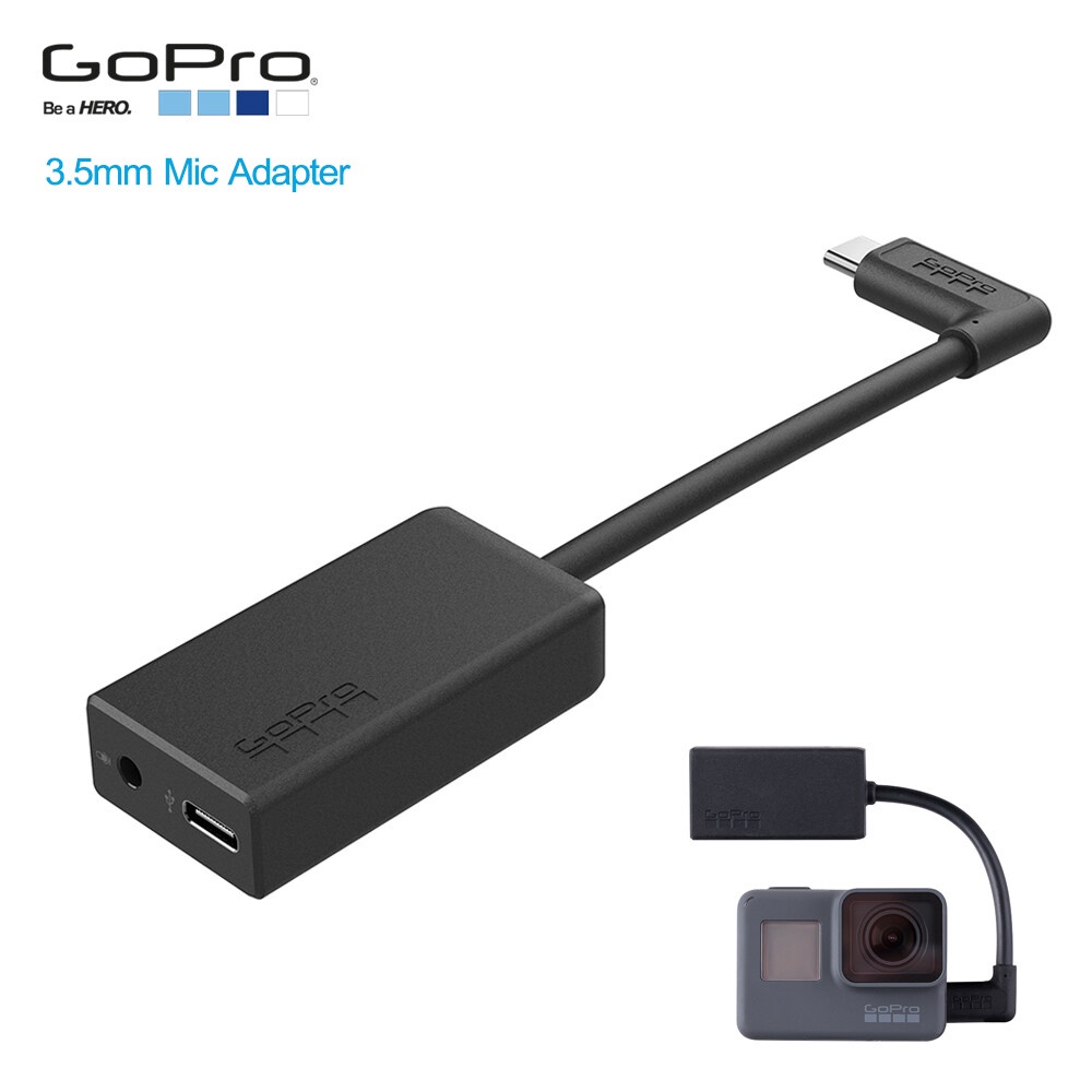 ภาพหน้าปกสินค้ามือ1จำนวนจำกัด GOPRO 3.5mm MIC Adapter ไมค์โกโปร ตัวแปลงไมค์ Hero11/10/9/8/7/6/5/HERO/2018ของแท้ 100%(สินค้าประกันศูนย์) จากร้าน campro2022 บน Shopee