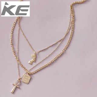 Neo-Gothic Popular Necklace Ladies Nightclub Simple Cross Head Pendant Necklace for girls for