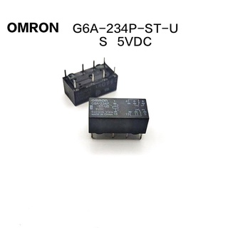 G6A-234P-ST-US-5VDC Omron รีเลย์ 8ขา 5VDC 1A 250VAC  ราคา 1ตัว