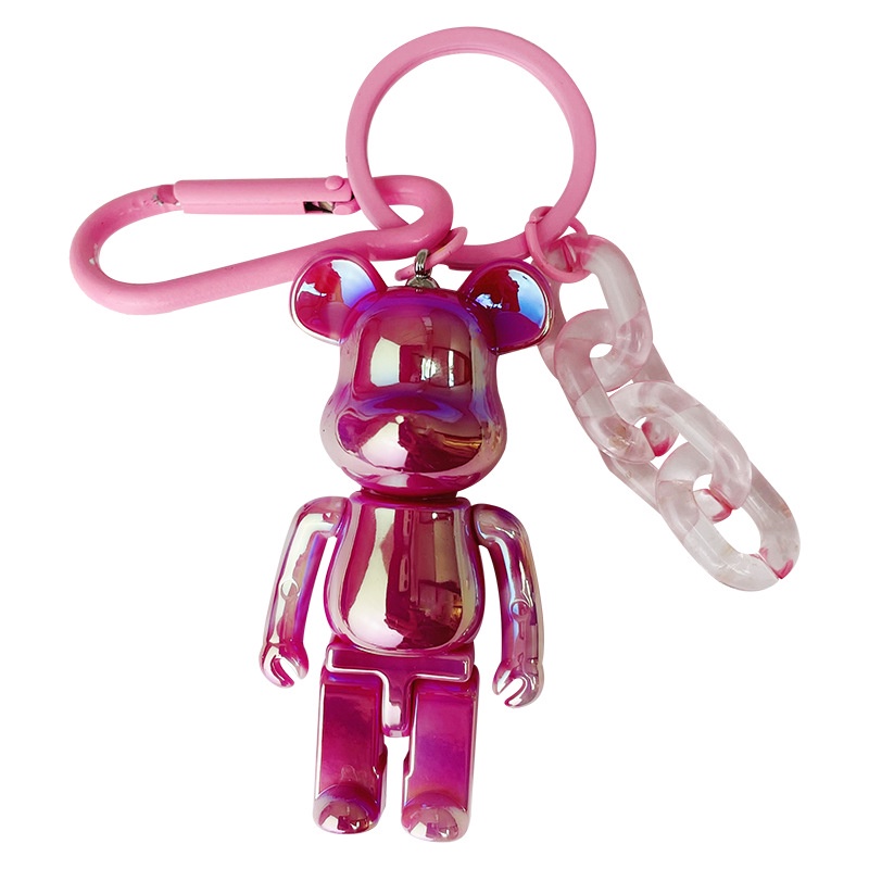 พวงกุญแจอะคริลิค-จี้ตุ๊กตาหมีน่ารัก-แบบสร้างสรรค์-สําหรับห้อยกระเป๋า-กระเป๋านักเรียน