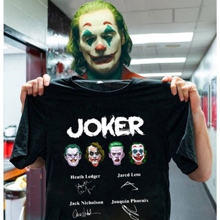 เสื้อยืดโอเวอร์ไซส์ขายดี เสื้อยืดลําลอง แขนสั้น พิมพ์ลาย Joker Joaquin Phoenix Movies Inspired Jack Mark Heath Jokers PA