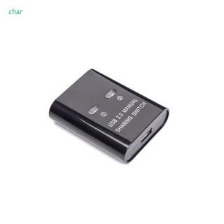 Char ฮับสวิตช์แชร์ Usb 2.0 2 คอมพิวเตอร์ 1 เครื่อง สําหรับเครื่องพิมพ์ Pc