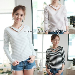 Choker Stripe Top