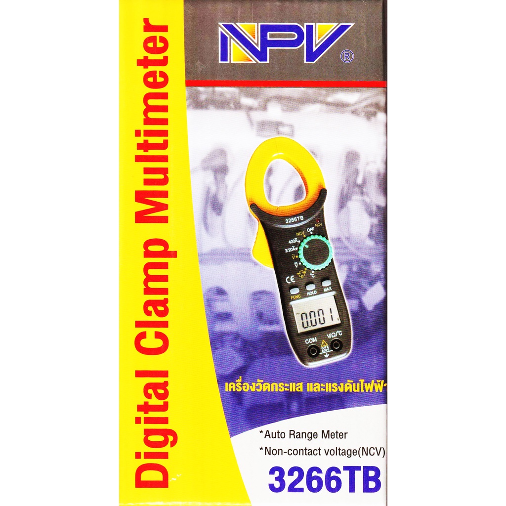 เครื่องวัดกระแสและแรงดันไฟฟ้า-npv-รุ่น-3266tb