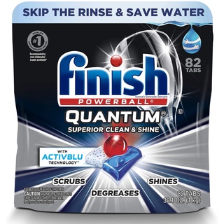 ʕ￫ᴥ￩ʔ Finish Quantum Tablet dish washing machine ผลิตภัณฑ์ล้างจาน ชนิดก้อน เครื่องล้างจาน ฟินิช