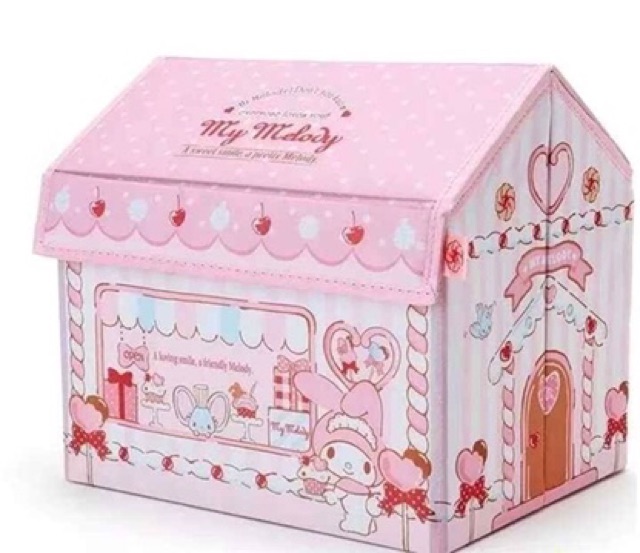 กล่องใส่ของรูปบ้าน-sanrio-house