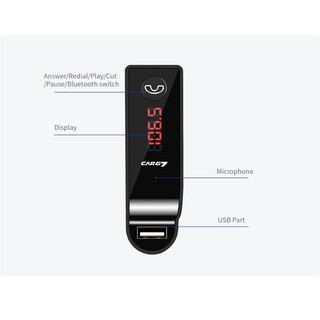 ภาพขนาดย่อของภาพหน้าปกสินค้าCAR G7 ของแท้รับประกัน1ปี Bluetooth FM Transmitter MP3 Music Player SD USB Charger for Smart Phone จากร้าน genesis009 บน Shopee ภาพที่ 5