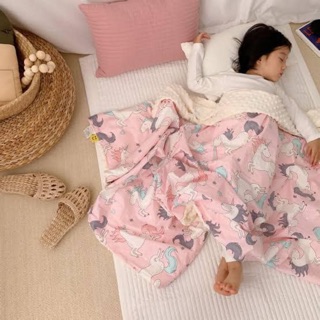 ภาพหน้าปกสินค้าผ้าห่มขนมิ้ง Minky dot blanket รับประกันความนุ่ม ที่เกี่ยวข้อง