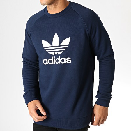 Adidas crew neck trefoil clearance
