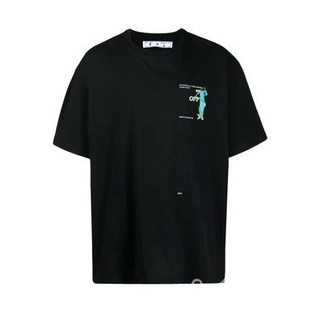 【ของแท้ 100 %】Off-White Adam Is Eve Tee Black yOcC