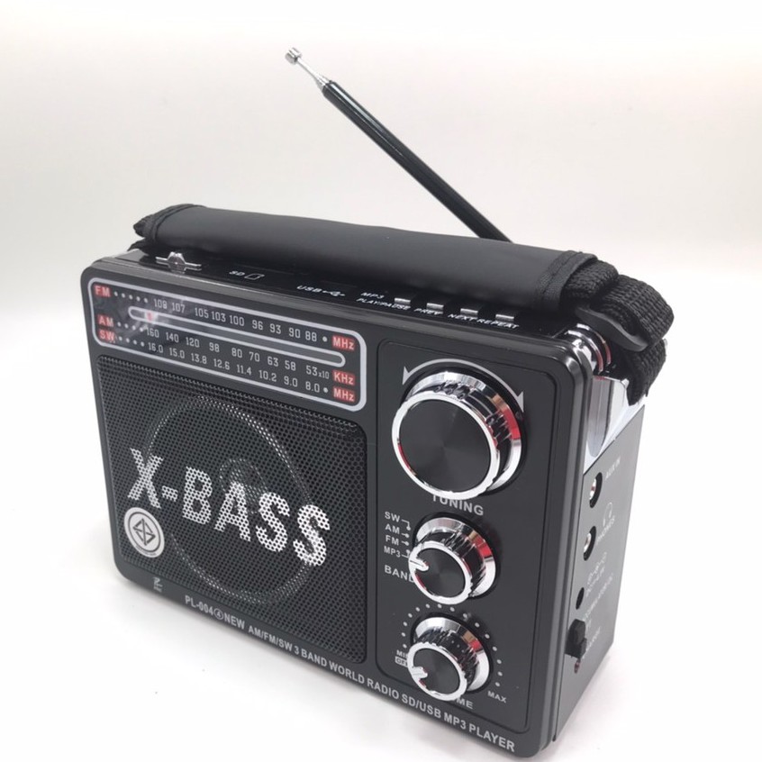 ภาพสินค้าเครื่องเล่นวิทยุ วิทยุไฟฉายในตัว วิทยุพกพา วิทยุ AM/FM/SW รุ่น PL-004-4Uมีช่องเสียบ USB , SD CARD ฟังเพลง MP3 จากร้าน onehappy9 บน Shopee ภาพที่ 4