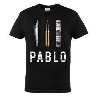 เสื้อยืด พิมพ์ลาย Pablo Escobar Narcos คุณภาพดี สไตล์ฮาราจูกุ สําหรับผู้ชาย