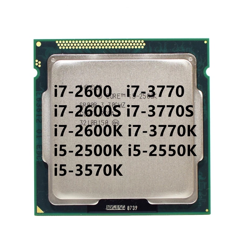 Intel Core I5-2500K / I7-3770K CPU LGA 1155 Processori Usati Funzionanti