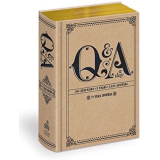 [หนังสือ] Q&amp;A a Day: 5-Year Journal - Potter Style Q and A diary the book of answer answers ไดอารี่ ภาษาอังกฤษ English