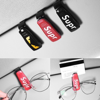 ภาพหน้าปกสินค้าที่เก็บแว่นตาในรถ หยิบใช้ง่าย สะดวก วัสดุคุณภาพดี ที่เก็บแว่นตาในรถยนต์ คลิปหนีบแว่นตา ที่หนีบแว่นในรถ ที่เก็บแว่น ที่เกี่ยวข้อง