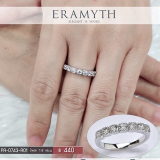 Eramyth Jewelry แหวนเงินแท้  PA-0743-R01 งานฝังเพชรสวิสCZ สินค้ามาตรฐานส่งออก(พร้อมส่งในไทย)