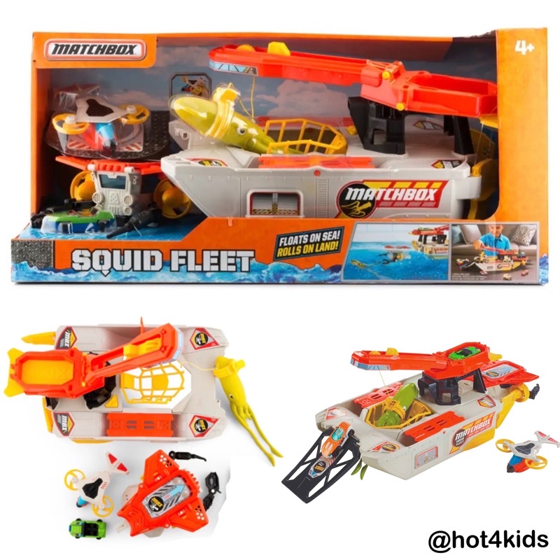 Matchbox Squid Fleet Marine Boat Playset Shopee Thailand