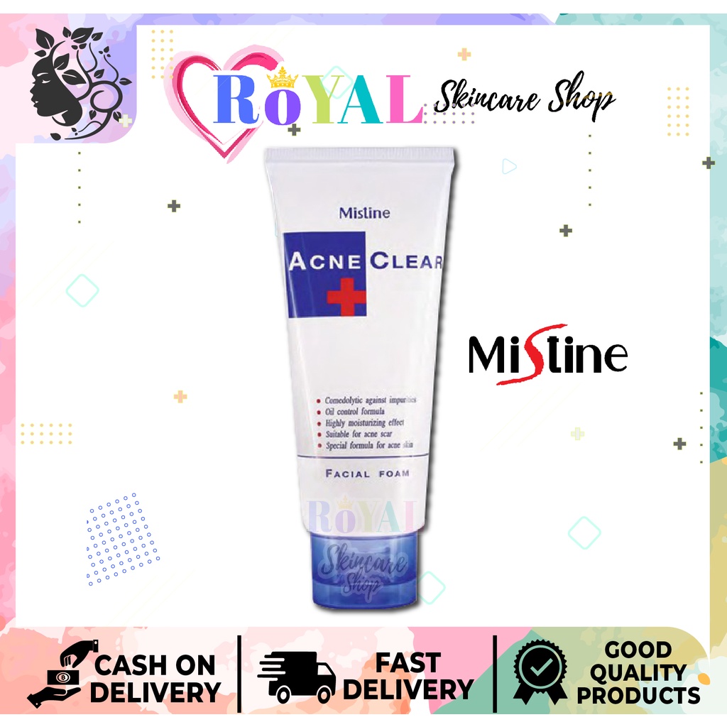 Mistine Acne Clear Facial Foam 85g Shopee Thailand