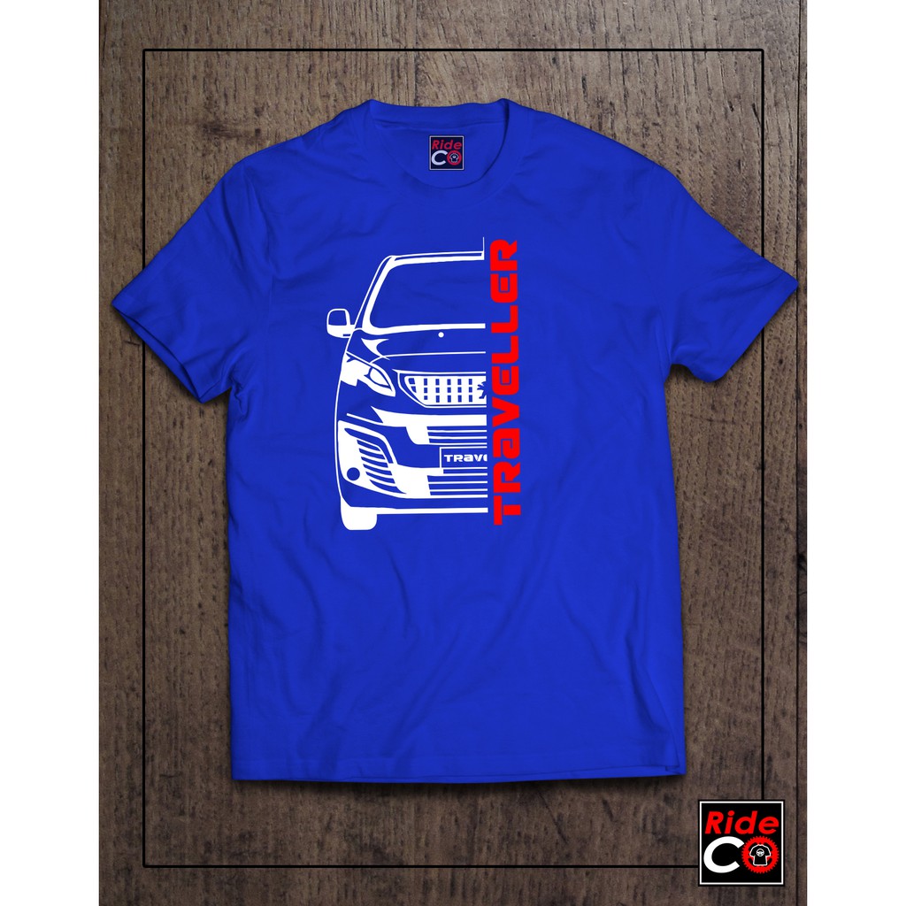 เสื้อสาวอวบ-rideco-เสื้อยืดรถยนต์เปอโยต์ทราเวลเลอร์-2020-ดีไซน์