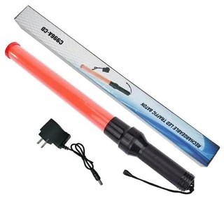 ภาพหน้าปกสินค้าZHB-CC Traffic baton  กระบองไฟจราจร 2 จังหวะ ชาร์จไฟได้ ไฟกระพริบ ไฟค้าง  54 CM  (สีแดง-red) ที่เกี่ยวข้อง