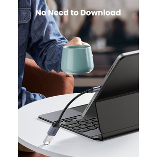 ภาพขนาดย่อของภาพหน้าปกสินค้าUGREEN สายแปลง OTG จาก USB C เป็น USB 3.0 สำหรับ Macbook Pro Air iPad Pro 2020, Dell XPS จากร้าน ugreenofficial.th บน Shopee ภาพที่ 3