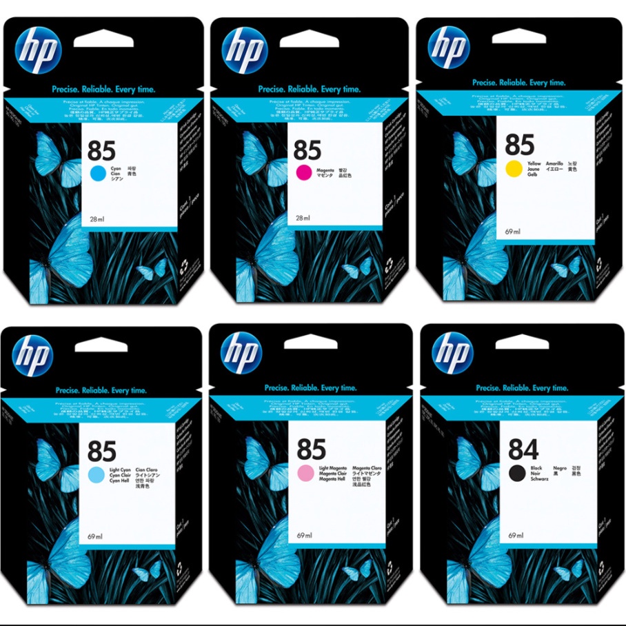 ตลับหมึก INK HP84ดำ 85สี HP8485INKVAL No.84/No.85 6 Colour Ink | Shopee ...