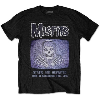 เสื้อผ้าผชMisfits เสื้อยืด Unisex : StaticS-5XL