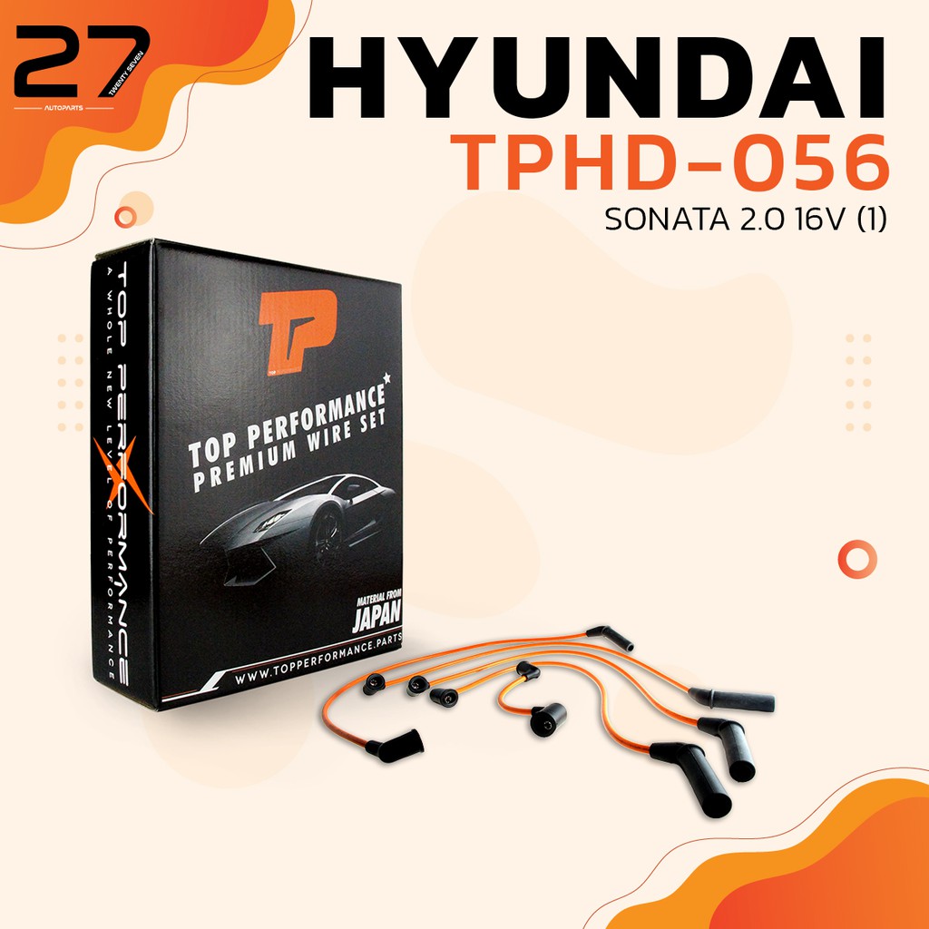 สายหัวเทียน-hyundai-sonata-2-0-16v-เครื่อง-g4cp-รหัส-tphd-056-top-performance-made-in-japan