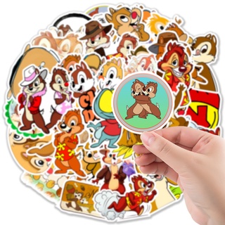 ✨พร้อมส่ง✨Chip and Dale Chip n Dale ชิปกับเดล sticker สติกเกอร์ กันน้ำ รูปแบบที่แตกต่างกัน Disney mickey