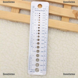 donotletme เครื่องมือวัด ไม้บรรทัด ขนาด 2-10 มม. 1 ชิ้น