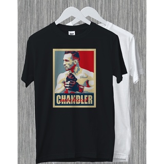 ROUNDคอลูกเรือNeckเสื้อยืด พิมพ์ลาย Michael Chandler Iron Wrestling MMA Mixed Martial Arts Champion Fun เหมาะกับของขวัญ