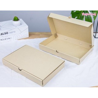 Boxjourney กล่องลูกฟูกพรีเมี่ยมไม่มีหน้าต่าง 20.4x30.4x4.3 cm. (20 ใบ/แพค)