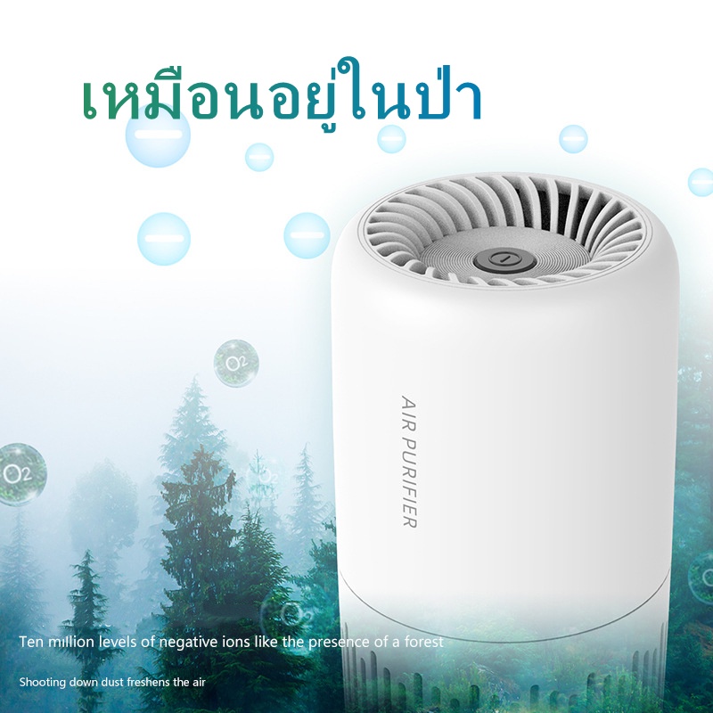 ส่งฟรี-เครื่องฟอกอากาศ-air-purifier-รุ่น-q3-กรองฝุ่น-pm2-5-ฆ่าเชื้อโรค-99-99-ปรับอากาศพกพา-กำจัดกลิ่น-กำจัดควัน-เครื่องฟอกอากาศในรถ-กรองฝุ่น-ควัน