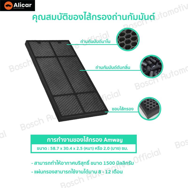 oem-แผ่นกรอง-เครื่องฟอกอากาศ-ไส้กรอง-amway-atmosphere-hepa-carbon-แผ่นกรองอากาศ-แอทโมสเฟียร์-ฝุ่น-คาร์บอน-แอมเวย์