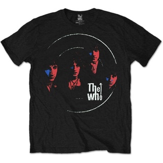 เสื้อยืดวงดนตรีผ้าฝ้ายแท้ คอลูกเรือเสื้อยืดผ้าฝ้าย พิมพ์ลาย The who sounaves licensed สําหรับผู้ชาย
							
							โชว์ช