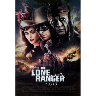 โปสเตอร์ หนัง เดอะ โลนเรนเจอร์ หน้ากากพิฆาตอธรรม The Lone Ranger 2013 POSTER 24”x35” Inch Disney Movie Johnny Depp V2