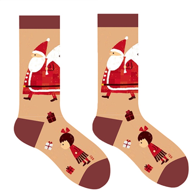 com-ถุงเท้า-ลายการ์ตูนซานต้าคลอส-สโนว์แมน-สุดฮา-สําหรับผู้ใหญ่-เหมาะกับเทศกาลคริสต์มาส