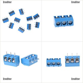 Kf 301-3 พิทช์ 5.0 มม. พินตรง พิน pcb 3 พิน คุณภาพดี เชื่อมต่อ 10 ชิ้น