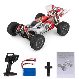 รถบังคับ WLtoys 144001 Buggy 4WD ความเร็ว 60 กม/ชม Lithium Battery High Speed Racing Car 1/14 2.4 Ghz RC