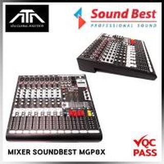 Sound Best MGP-8X MIXER มิก มิกเซอร์ ซาวเบส เอ็มจีพี 8 ออดิโออินเตอร์เฟส อุปกรณ์ปรับแต่งเสียง SoundBest MGP 8X MGP8X MGP