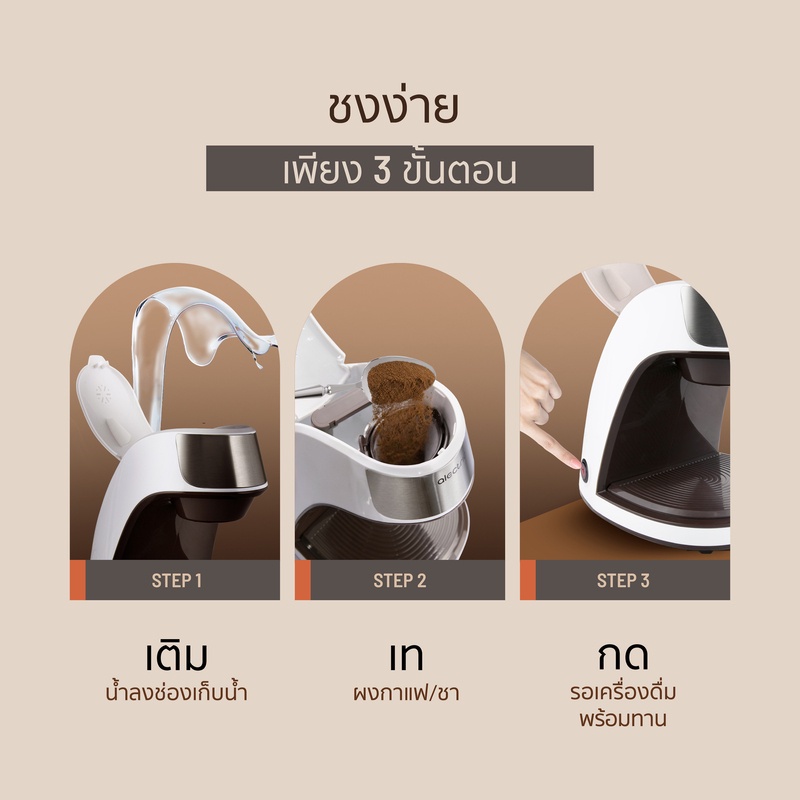 alectric-เครื่องชงกาแฟสด-0-3-ลิตร-รุ่น-cm-a03l-รับประกัน-3-ปี-เครื่องชงกาแฟ-เครื่องชงกาแฟอัตโนมัติ