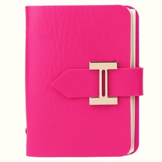 Fin 1 กระเป๋าใส่บัตรเครดิต Credit Card Wallet No. 2000 สีชมพูสด