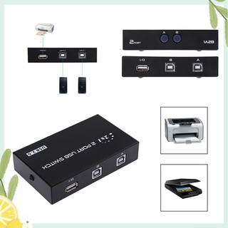 ภาพหน้าปกสินค้า2 Ports USB 2.0 Sharing Switch Switcher Adapter Box For PC Scanner Printer New ที่เกี่ยวข้อง