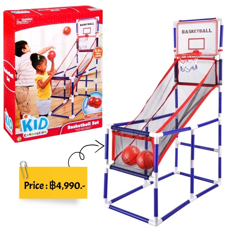 แป้นชูทบาสสำหรับเด็ก-ยี่ห้อ-kid-connections-basketball-hoop-ของแท้จากอเมริกา