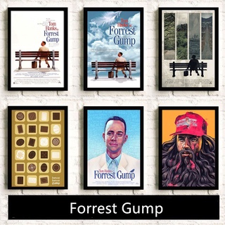 Forrest Gump Classic Movie HD Star โปสเตอร์ตกแต่งผนังบ้าน คาเฟ่ บาร์ โรงแรม