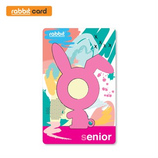 เช็ครีวิวสินค้า[Physical Card] Rabbit Card บัตรแรบบิทพิเศษสำหรับผู้สูงอายุ