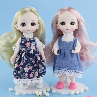 ภาพขนาดย่อของภาพหน้าปกสินค้าbjd toys doll 1/12 girl gift cute princess จากร้าน bjdtoys.th บน Shopee ภาพที่ 2