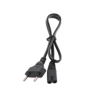 2-Prong Pin AC EU Power Supply Cable Lead Wire Power Cord For Desktop Laptop❤